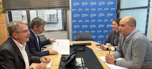 La CHE y la Diputación de Lleida se reúnen para hablar sobre las actuaciones en los cauces de los ríos Segre y Noguera Ribagorzana